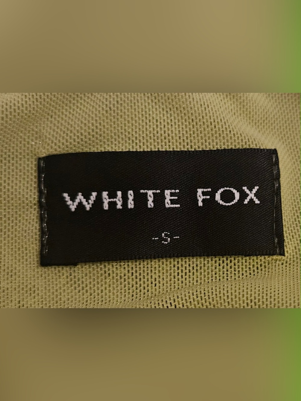 White Fox Sequin 2PC Set Lime green.  Top S. Skirt M. - Picture 7 of 8